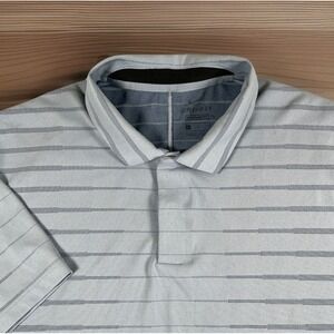 Nike Tiger Woods Golf Polo Shirt‎ Men L Standard Fit Breathable Short Sleeve-EUC